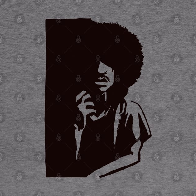 T-shirt Black Man Thinker by Derly_Arts